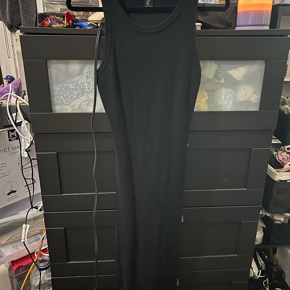 Rachel Zoe Elegant Black Sleeveless Dress
